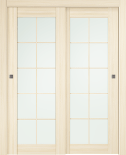 AVON 10 LITE VETRO LOIRE ASH BYPASS BELLDINNI MODERN INTERIOR DOOR - 1