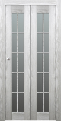 AVON 10 LITE VETRO RIBEIRA ASH BI-FOLD BELLDINNI MODERN INTERIOR DOOR - 2