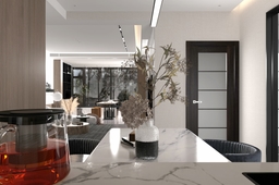 AVON 5 LITE VETRO VERALINGA OAK DOUBLE BELLDINNI MODERN INTERIOR DOOR - 8