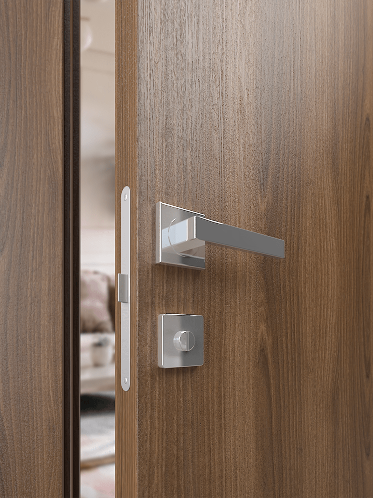 AVON 07-04 VETRO PECAN NUTWOOD SWING DOORS BELLDINNI MODERN INTERIOR DOOR - 4