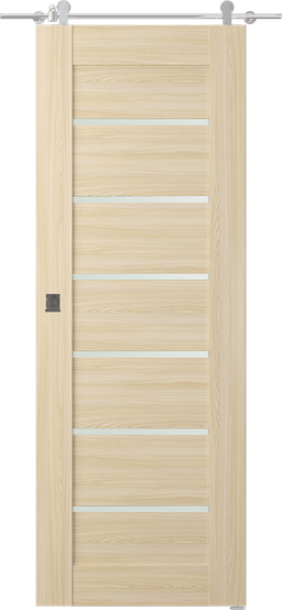 AVON 07-02 VETRO LOIRE ASH BARN DOORS BELLDINNI MODERN INTERIOR DOOR - 2