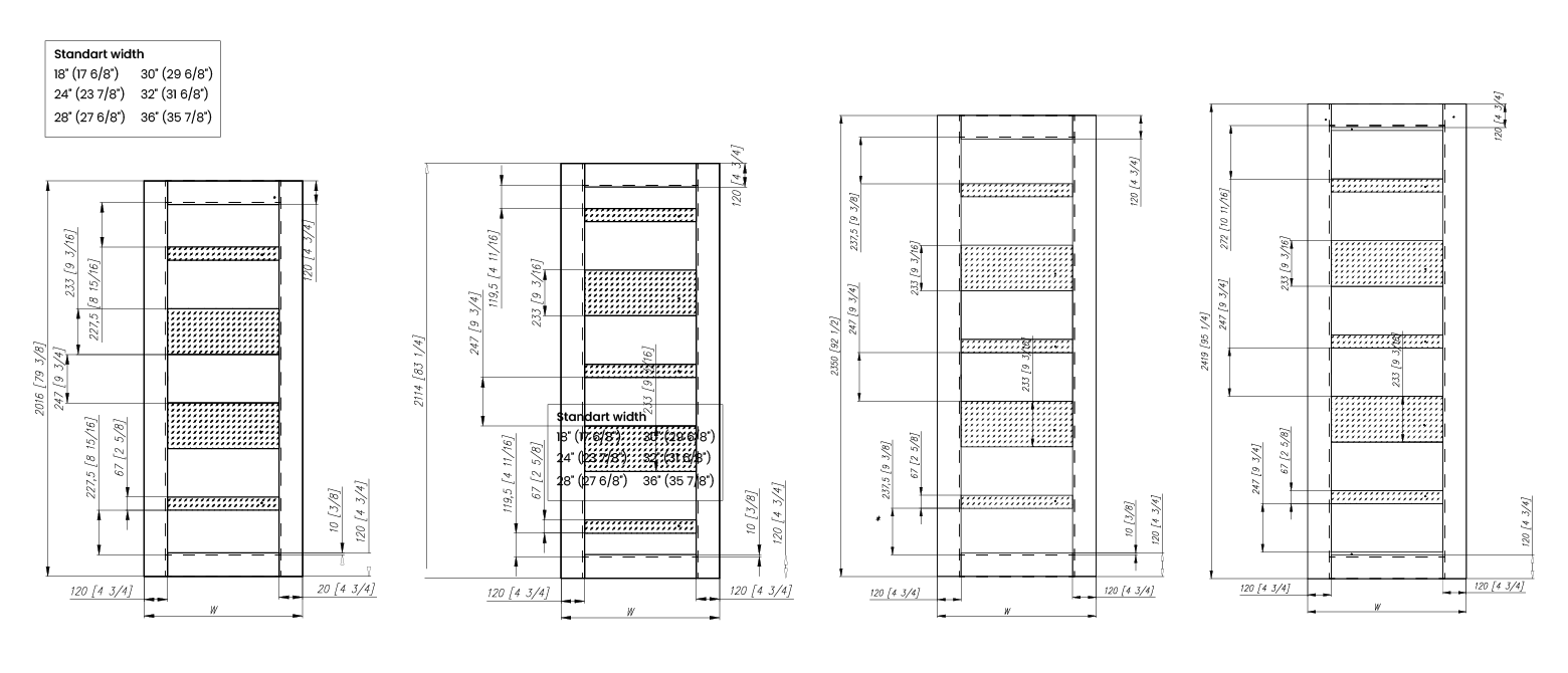 MIRELLA VETRO SHAMBOR BYPASS BELLDINNI MODERN INTERIOR DOOR - 7