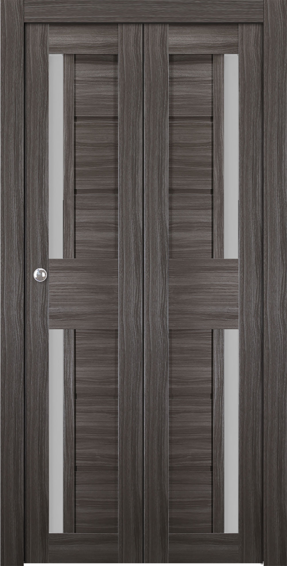 ESTA VETRO GRAY OAK BI-FOLD BELLDINNI MODERN INTERIOR DOOR - 1