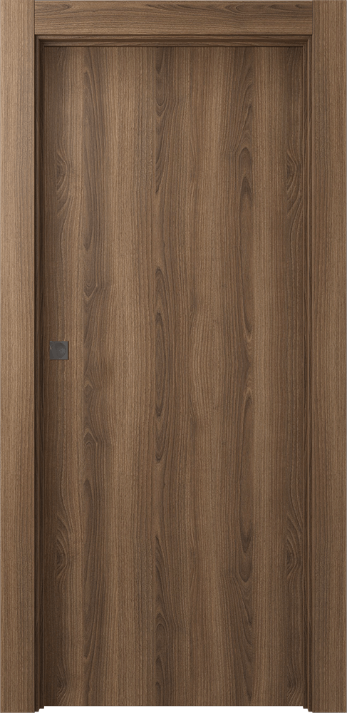 OPTIMA PECAN NUTWOOD POCKET DOORS BELLDINNI MODERN INTERIOR DOOR - 1