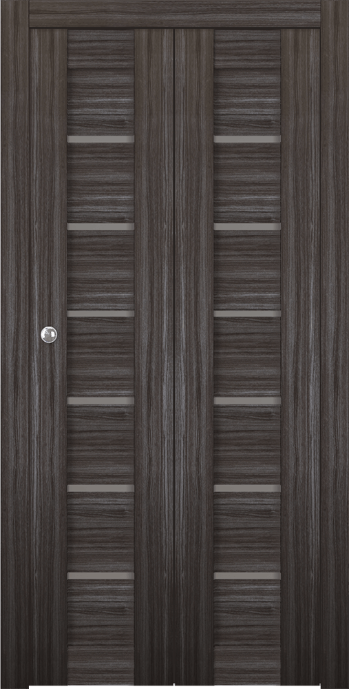 ALBA GRAY OAK BI-FOLD BELLDINNI MODERN INTERIOR DOOR - 1