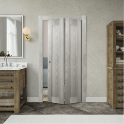 AVON 07 RIBEIRA ASH BI-FOLD BELLDINNI MODERN INTERIOR DOOR - 2
