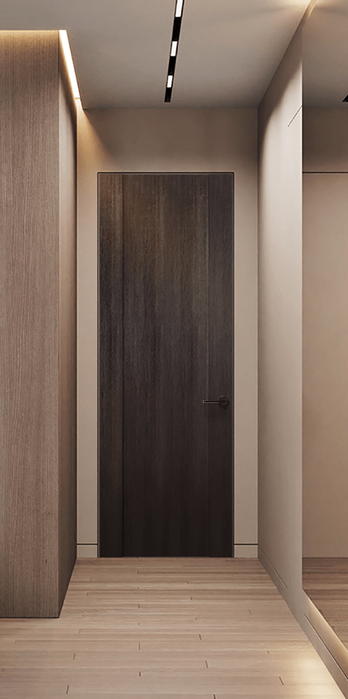 AVON 01 VERALINGA OAK INVISIBLE METAL FRAME BELLDINNI MODERN INTERIOR DOOR - 2