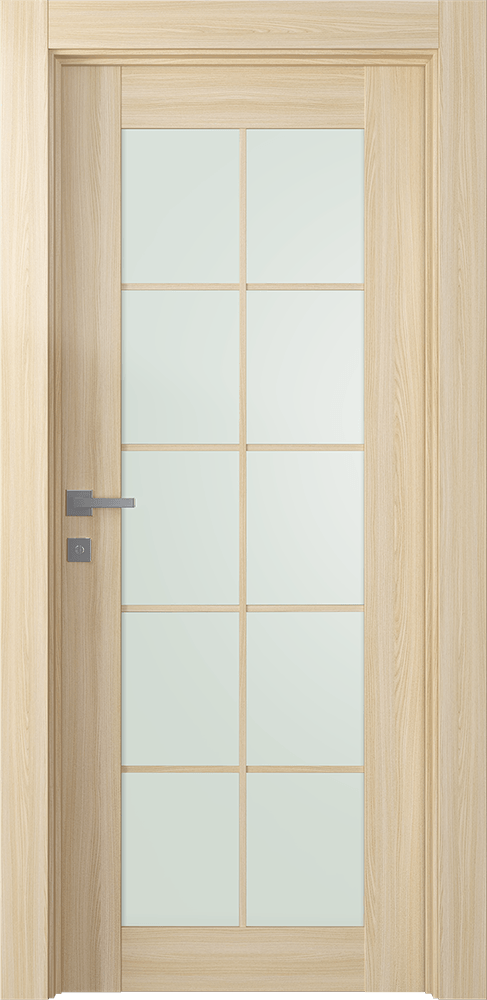 AVON 10 LITE VETRO LOIRE ASH SWING DOORS BELLDINNI MODERN INTERIOR DOOR - 1