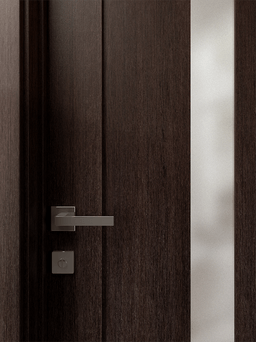 AVON 101 VETRO VERALINGA OAK DOUBLE INVISIBLE METAL FRAME BELLDINNI MODERN INTERIOR DOOR - 3