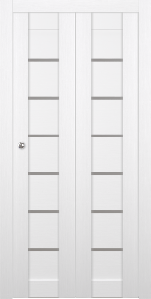 ALBA BIANCO NOBLE BI-FOLD BELLDINNI MODERN INTERIOR DOOR - 1