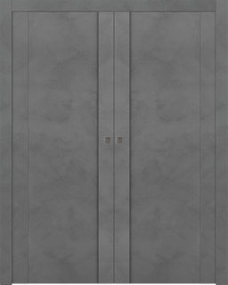 AVON 01 DARK URBAN DOUBLE POCKET DOORS BELLDINNI MODERN INTERIOR DOOR - 1