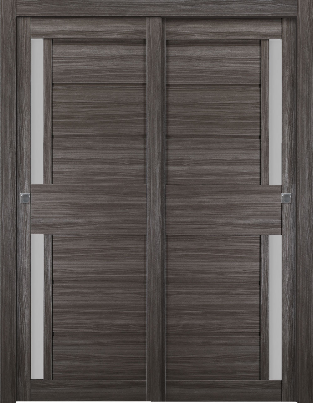 ESTA VETRO GRAY OAK BYPASS BELLDINNI MODERN INTERIOR DOOR - 5