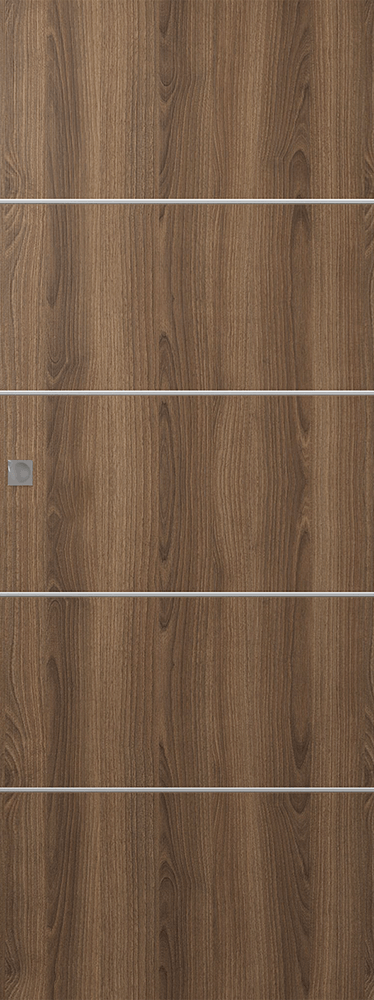 OPTIMA 4H PECAN NUTWOOD MAGIC DOORS BELLDINNI MODERN INTERIOR DOOR - 1