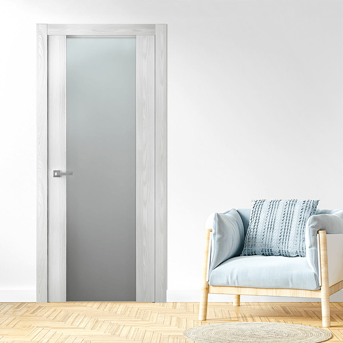 AVON 202 VETRO RIBEIRA ASH DOUBLE BELLDINNI MODERN INTERIOR DOOR - 6