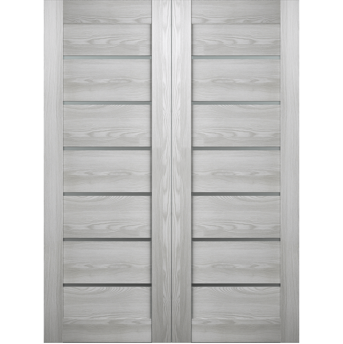 AVON 07-02 VETRO RIBEIRA ASH DOUBLE BELLDINNI MODERN INTERIOR DOOR - 2
