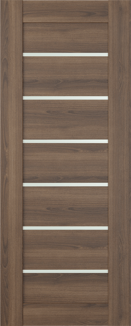 AVON 07-02 VETRO PECAN NUTWOOD BARN DOORS BELLDINNI MODERN INTERIOR DOOR - 2