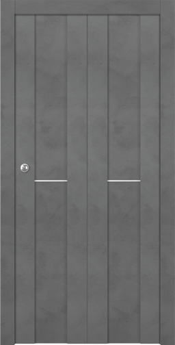 AVON 01 1H DARK URBAN BI-FOLD BELLDINNI MODERN INTERIOR DOOR - 1