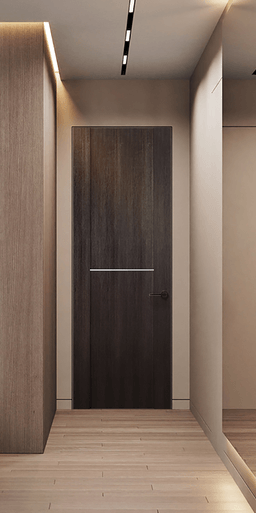 AVON 01 1H VERALINGA OAK INVISIBLE METAL FRAME BELLDINNI MODERN INTERIOR DOOR - 2