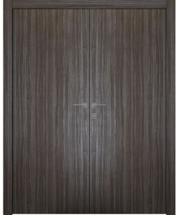 PALLADIO GRAY OAK DOUBLE DOORS BELLDINNI MODERN INTERIOR DOOR - 1