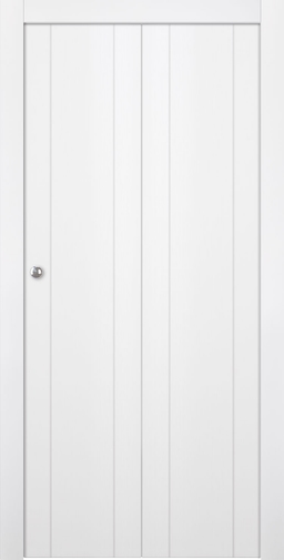 OPTIMA 2U SNOW WHITE BI-FOLD BELLDINNI MODERN INTERIOR DOOR - 1