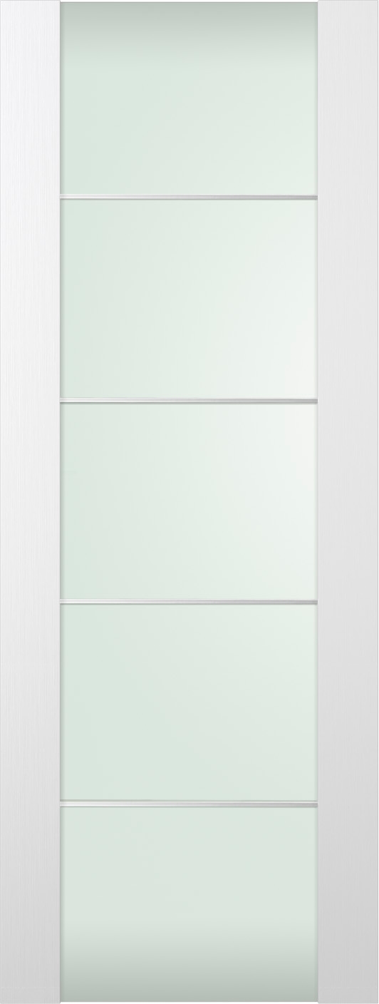 PALLADIO 202 4H VETRO BIANCO NOBLE SLAB BELLDINNI MODERN INTERIOR DOOR - 1