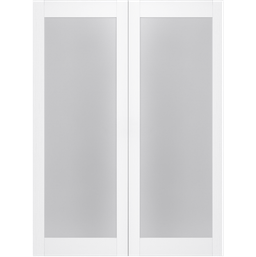PALLADIO 207 VETRO BIANCO NOBLE DOUBLE BELLDINNI MODERN INTERIOR DOOR - 3