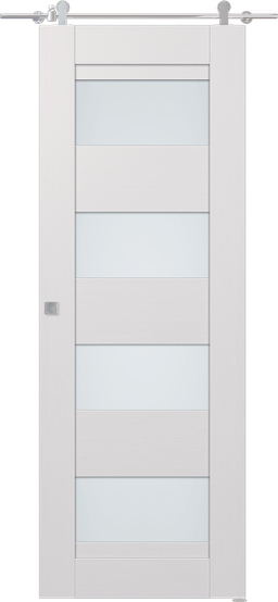 DELLA VETRO BIANCO NOBLE BARN BELLDINNI MODERN INTERIOR DOOR - 1