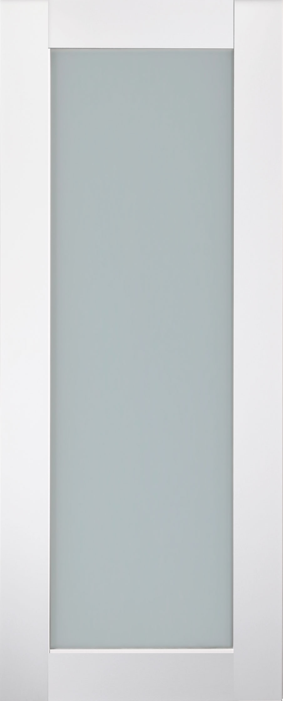 SMART PRO 207 VETRO POLAR WHITE SLAB BELLDINNI MODERN INTERIOR DOOR - 1