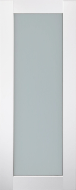 SMART PRO 207 VETRO POLAR WHITE SLAB BELLDINNI MODERN INTERIOR DOOR - 1