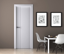 PALLADIO 2V BIANCO NOBLE SWING BELLDINNI MODERN INTERIOR DOOR - 1