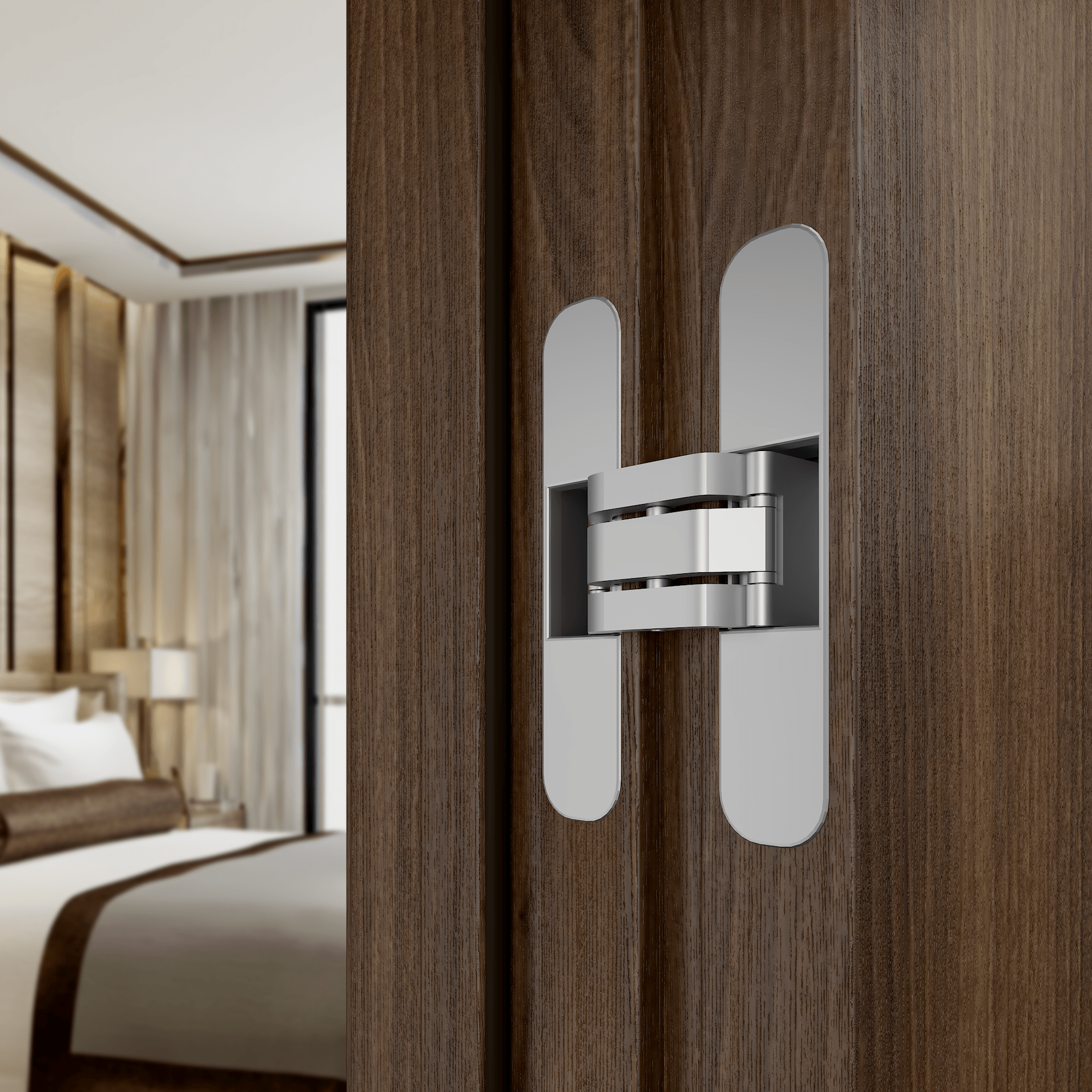 AVON 07-04 VETRO PECAN NUTWOOD SWING DOORS BELLDINNI MODERN INTERIOR DOOR - 5