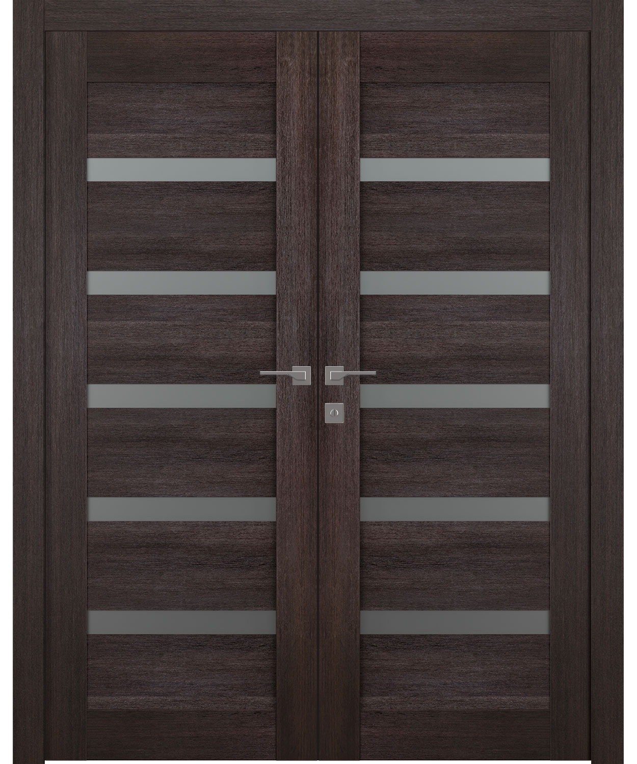 AVON 07-04 VETRO VERALINGA OAK DOUBLE BELLDINNI MODERN INTERIOR DOOR - 2