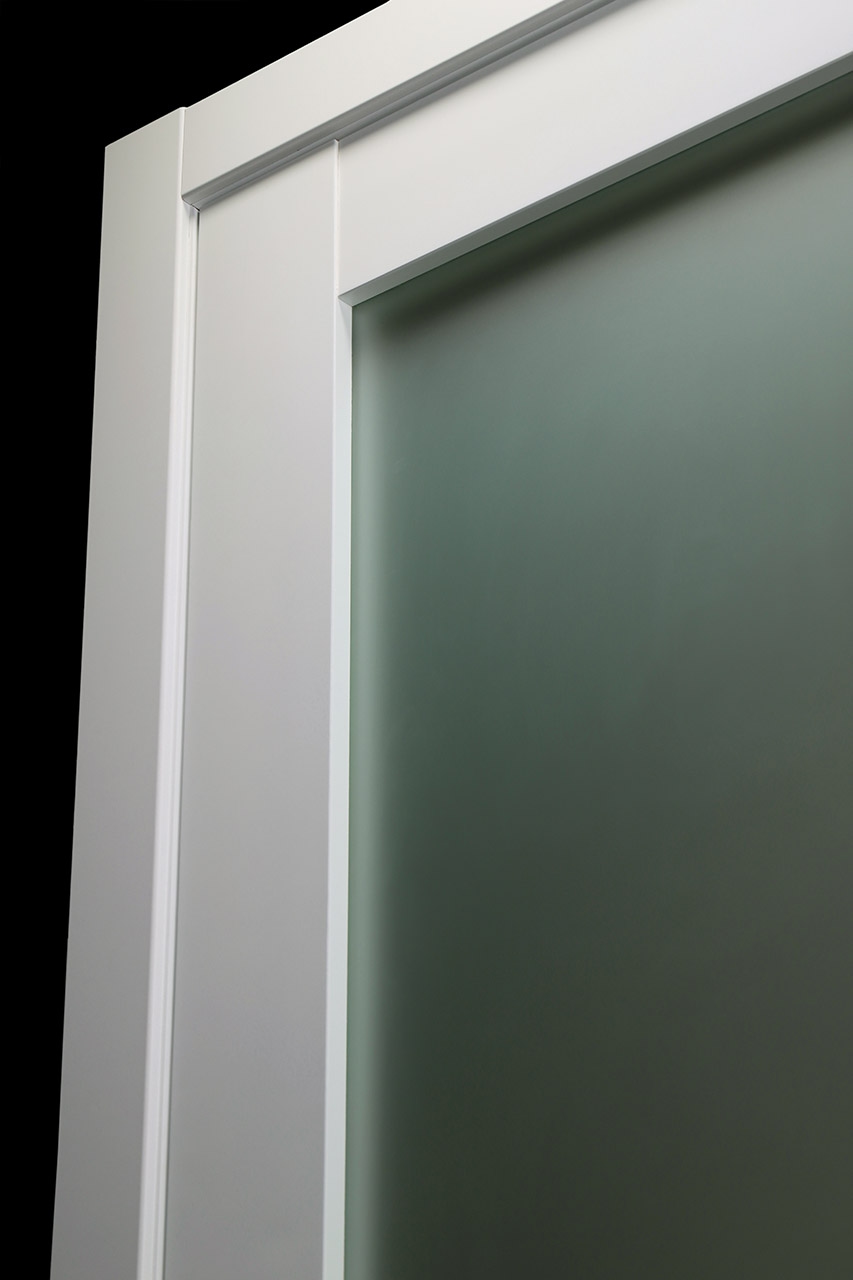 SMART PRO 207 VETRO POLAR WHITE SWING BELLDINNI MODERN INTERIOR DOOR - 10
