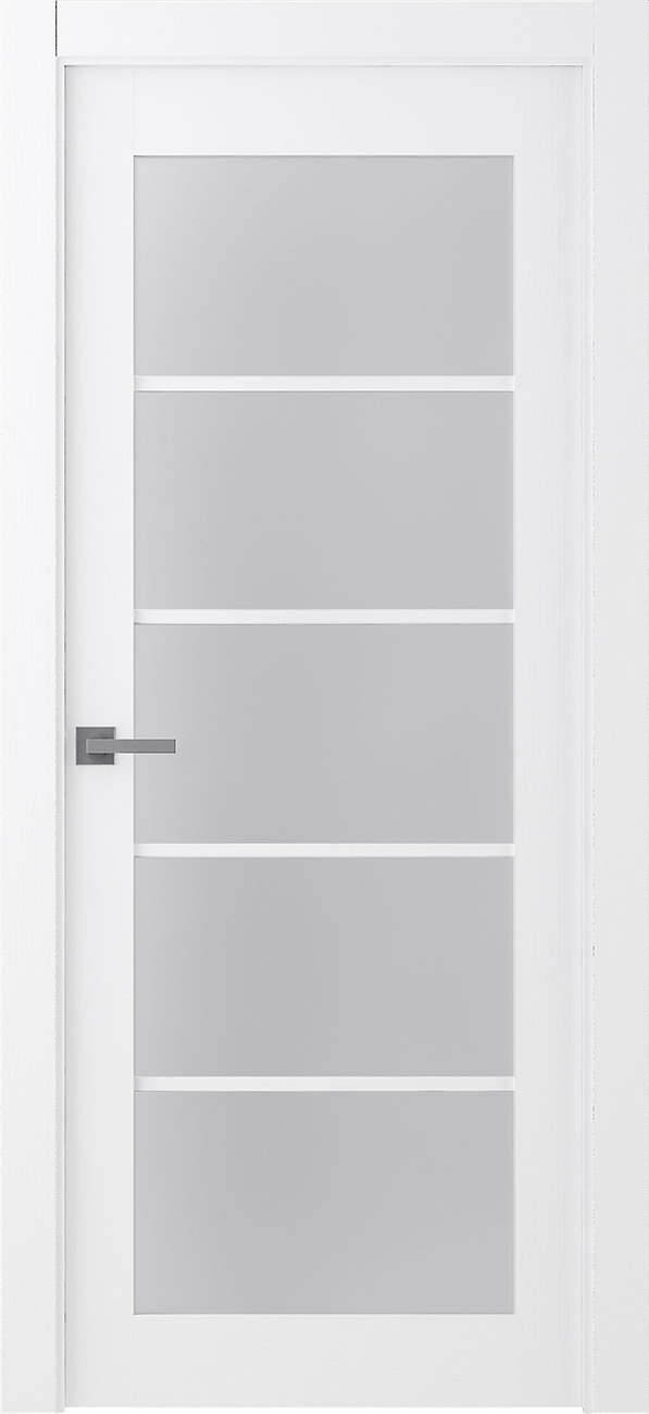 PALLADIO 5 LITE VETRO BIANCO NOBLE SWING BELLDINNI MODERN INTERIOR DOOR - 2