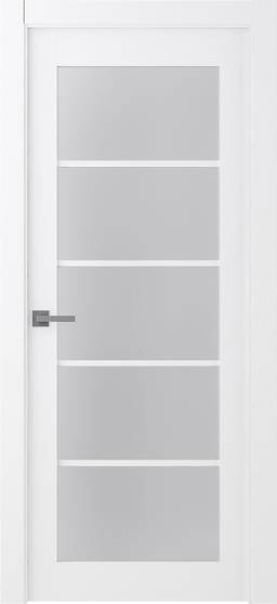 PALLADIO 5 LITE VETRO BIANCO NOBLE SWING BELLDINNI MODERN INTERIOR DOOR - 2