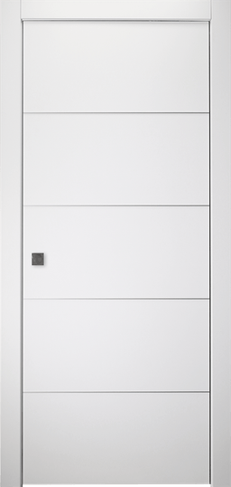 OPTIMA 4H SNOW WHITE POCKET BELLDINNI MODERN INTERIOR DOOR - 1