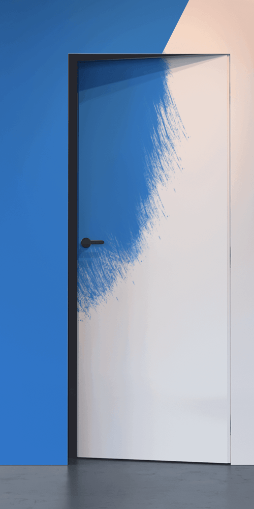 Primed Door Frameless Belldinni Modern Interior Door - 7