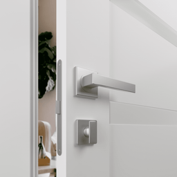 LEORA VETRO SNOW WHITE SWING BELLDINNI MODERN INTERIOR DOOR - 3