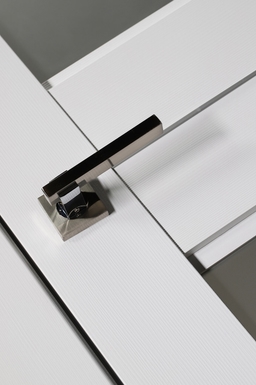 DESSA VETRO BIANCO NOBLE SWING BELLDINNI MODERN INTERIOR DOOR - 5