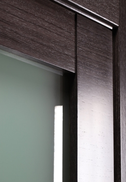 AVANTI 207 VETRO BLACK APRICOT SWING BELLDINNI MODERN INTERIOR DOOR - 11