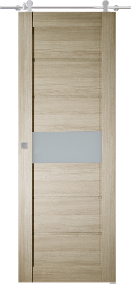 EDNA VETRO SHAMBOR BARN BELLDINNI MODERN INTERIOR DOOR - 1