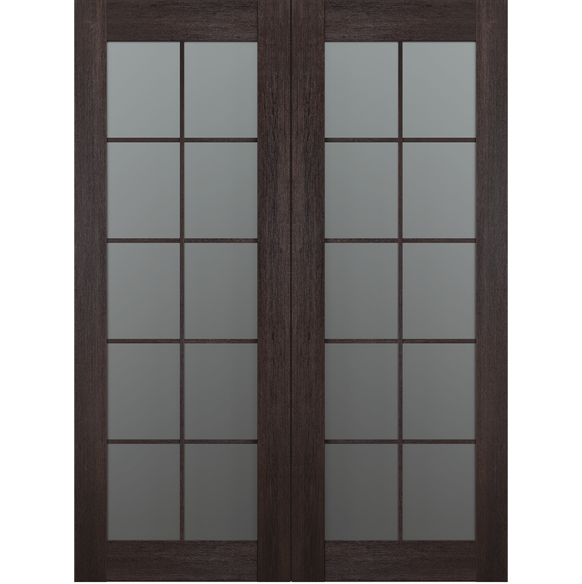 AVON 10 LITE VETRO VERALINGA OAK DOUBLE BELLDINNI MODERN INTERIOR DOOR - 7