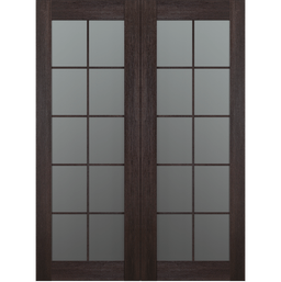 AVON 10 LITE VETRO VERALINGA OAK DOUBLE BELLDINNI MODERN INTERIOR DOOR - 7