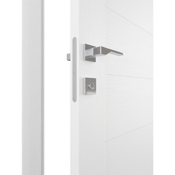 ESTA VETRO BIANCO NOBLE BI-FOLD BELLDINNI MODERN INTERIOR DOOR - 2
