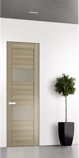 VITA VETRO SHAMBOR INVISIBLE METAL FRAME BELLDINNI MODERN INTERIOR DOOR - 1