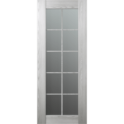 AVON 10 LITE VETRO RIBEIRA ASH BARN BELLDINNI MODERN INTERIOR DOOR - 4