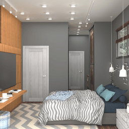 AVON 07 RIBEIRA ASH BARN BELLDINNI MODERN INTERIOR DOOR - 5