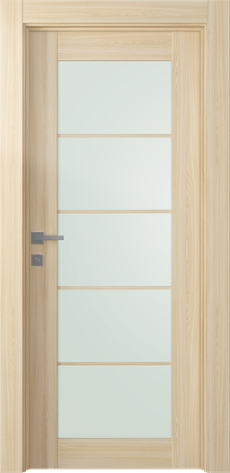 AVON 5 LITE VETRO LOIRE ASH SWING DOORS BELLDINNI MODERN INTERIOR DOOR - 1