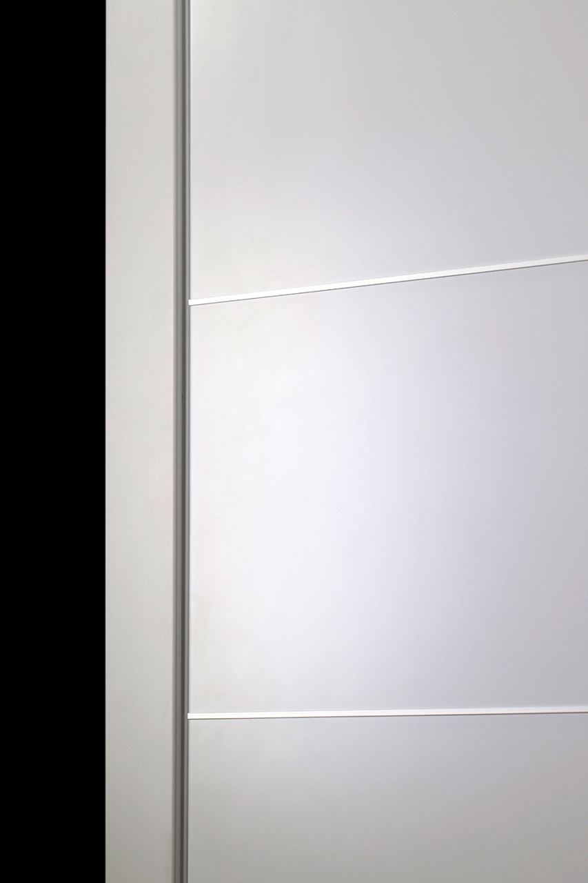 OPTIMA 4H SNOW WHITE BYPASS BELLDINNI MODERN INTERIOR DOOR - 5