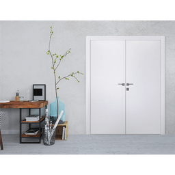 PALLADIO BIANCO NOBLE DOUBLE DOORS BELLDINNI MODERN INTERIOR DOOR - 1